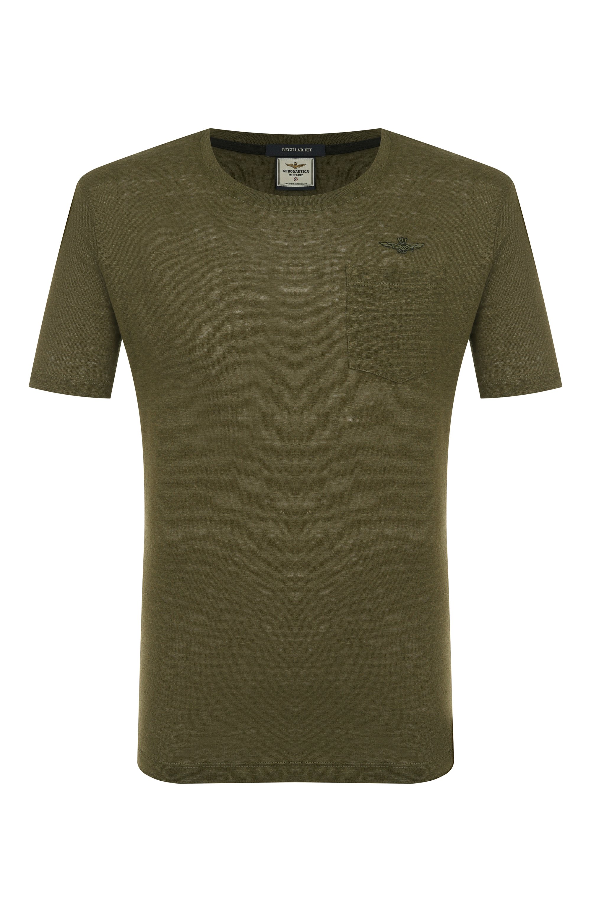 Льняная футболка AERONAUTICA MILITARE, арт. 251TS2402J679, фото 1