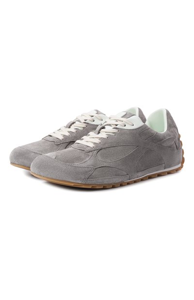 Женские замшевые кеды orbit flash BOTTEGA VENETA, арт. 867941/V3MS0