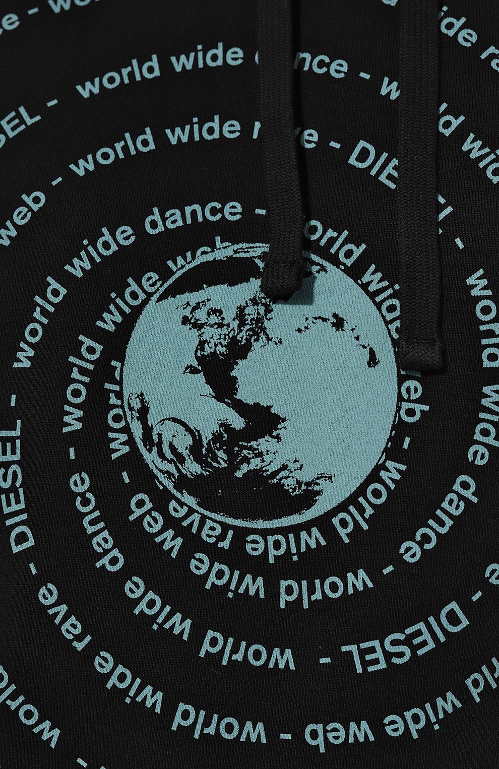 Хлопковое худи DIESEL, арт. A11112/0JFAV, фото 5