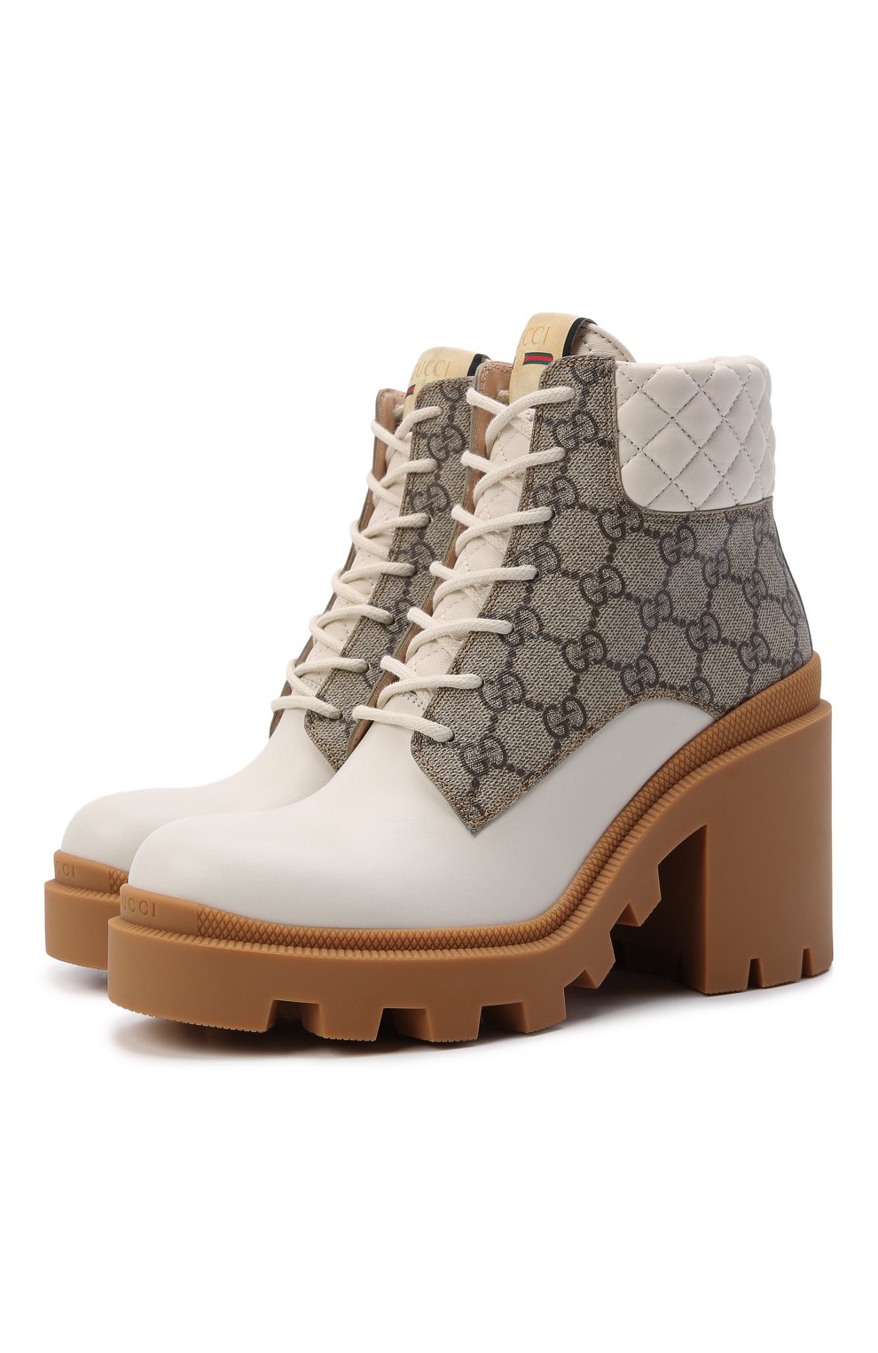 Кожаные ботильоны trip GUCCI, арт. 659691/UC810, фото 1