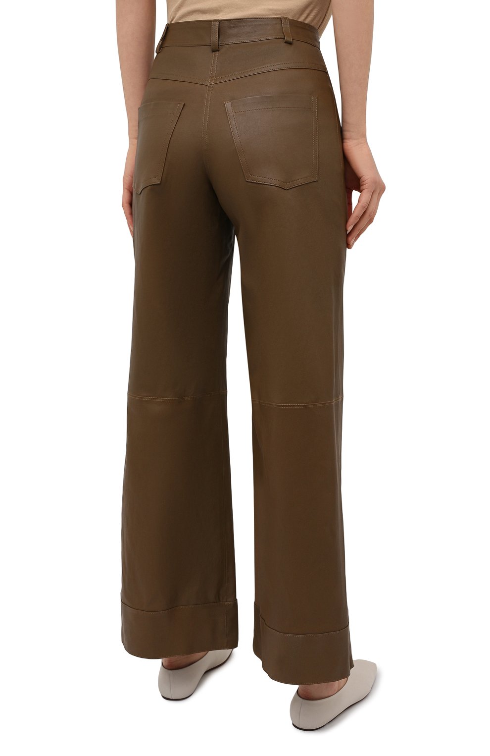 Кожаные брюки INES&MARECHAL, арт. GEPPY CUIR STRETCH PL0NGE, фото 4