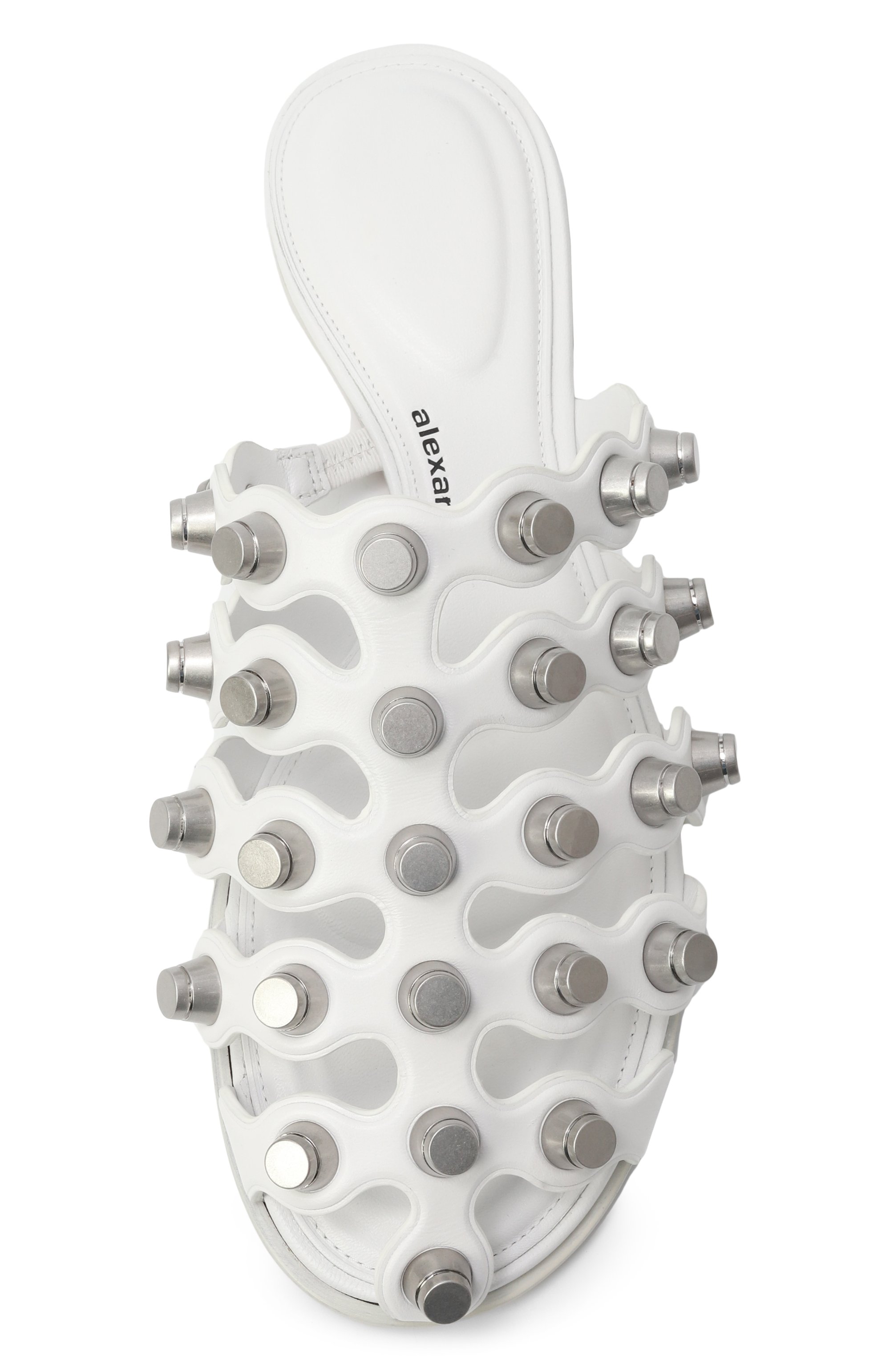 Кожаные сабо rexa cage ALEXANDER WANG, арт. 30125M014, фото 6