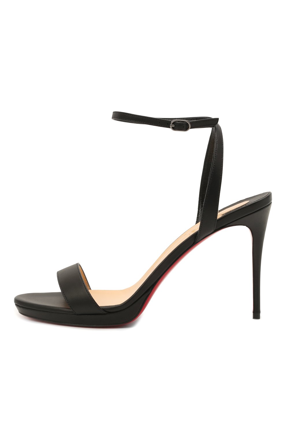 Кожаные босоножки loubi queen 100 CHRISTIAN LOUBOUTIN, арт. 1191580/L0UBI QUEEN 100, фото 3