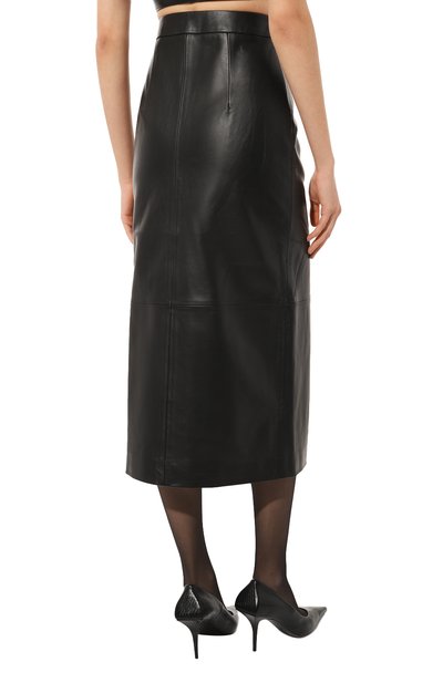 Кожаная юбка MAINLESS, арт. SK22-01-01-BL, фото 4