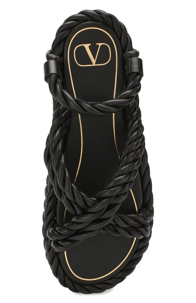 Кожаные сандалии the rope VALENTINO, арт. TW0S0Y14/GWJ, фото 5