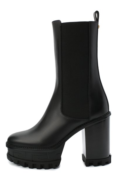 Кожаные ботильоны greca labyrinth VERSACE, арт. DST420Q/DVTA3, фото 3