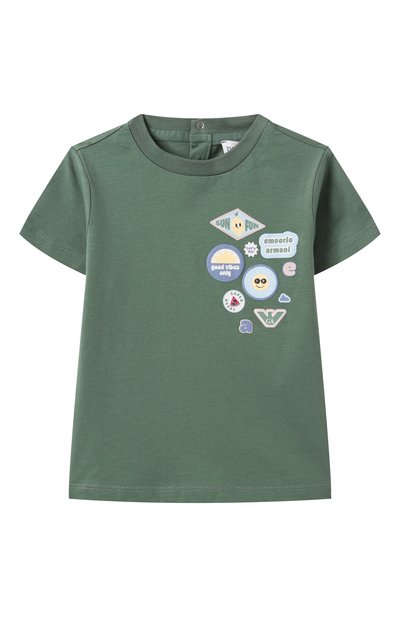 Хлопковая футболка EMPORIO ARMANI, арт. EB000376/AF14503, фото 1