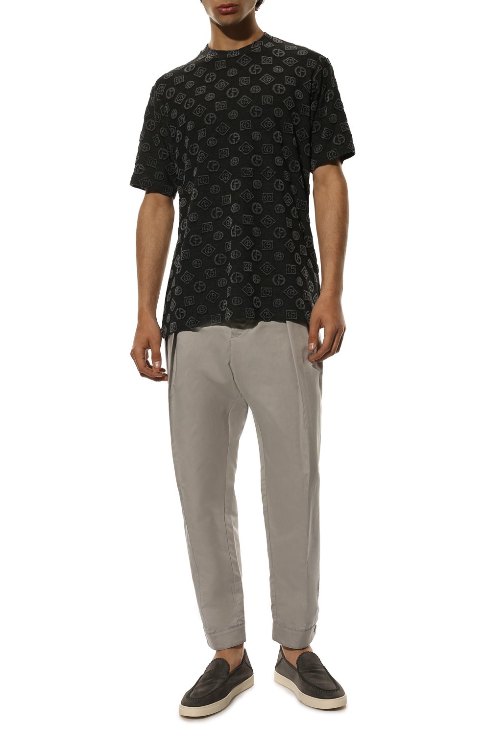 Замшевые лоферы GIORGIO ARMANI, арт. X2X141/XM968, фото 2