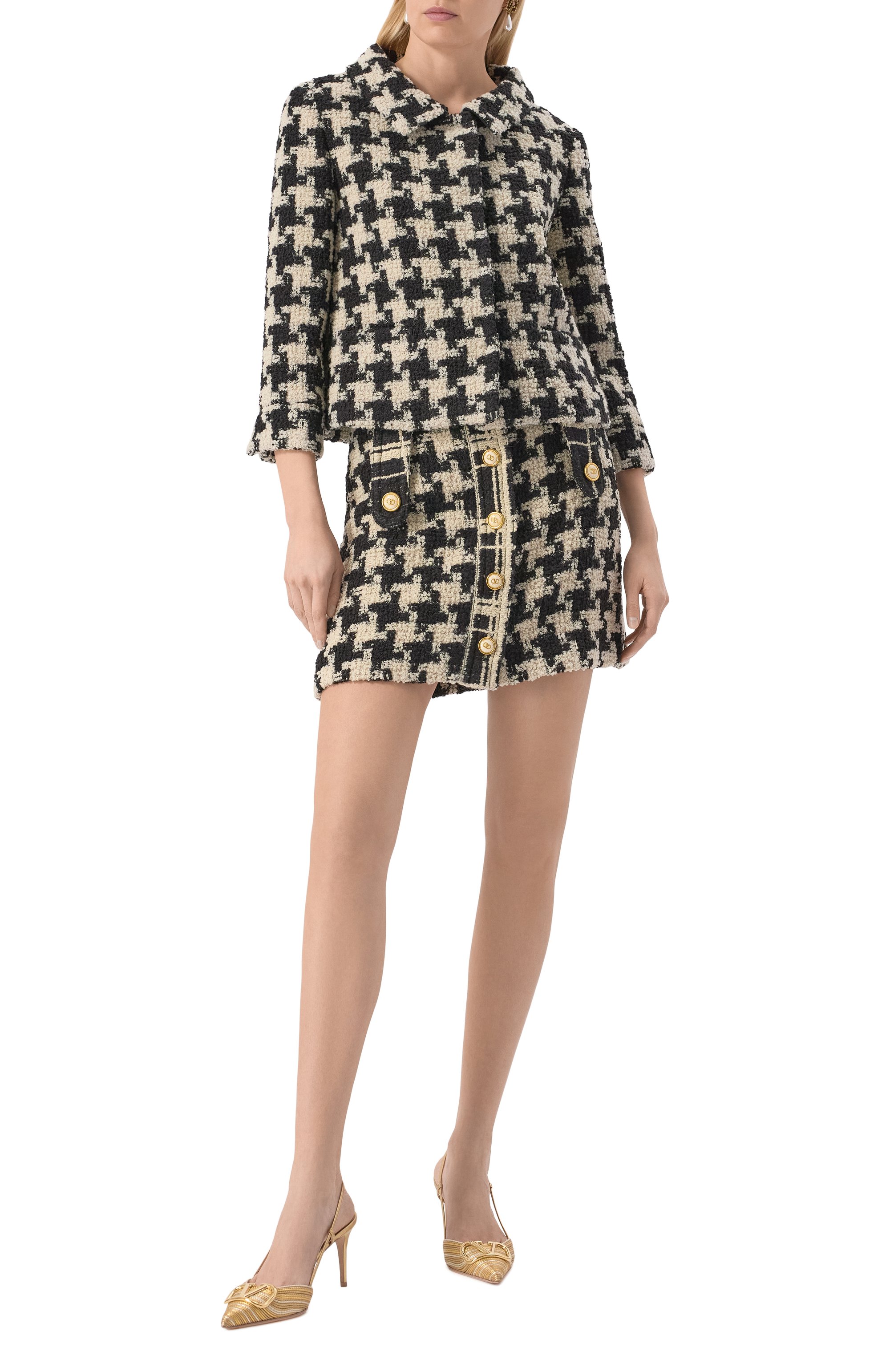 Твидовый жакет VALENTINO, арт. 6B3CE3Y190P, фото 2