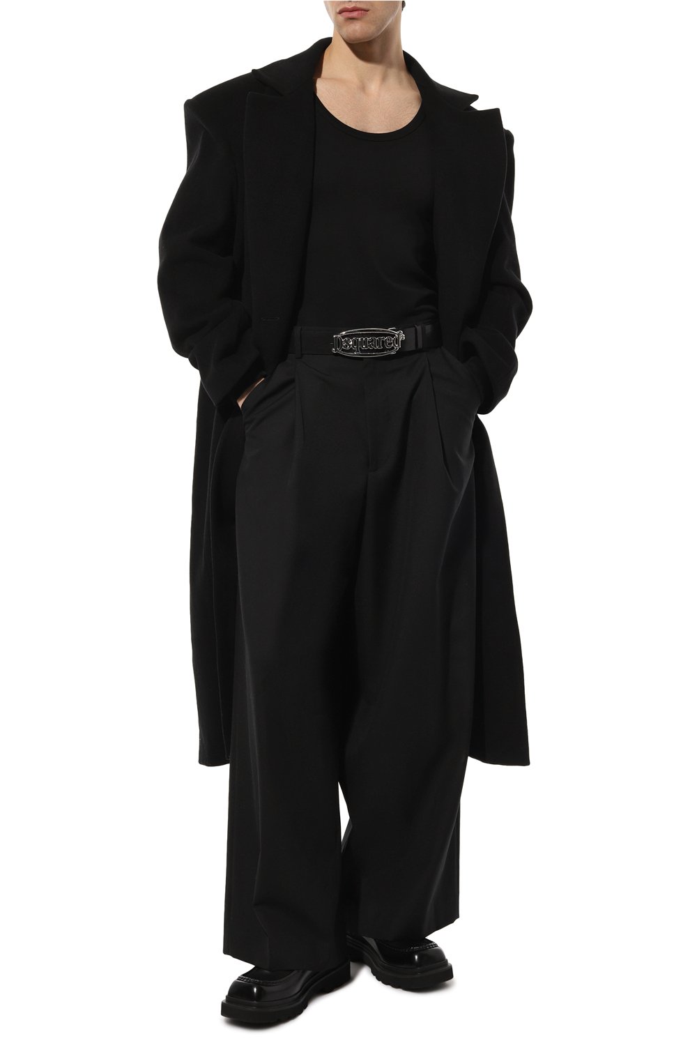 Шерстяные брюки DRIES VAN NOTEN, арт. 020908-8218, фото 2