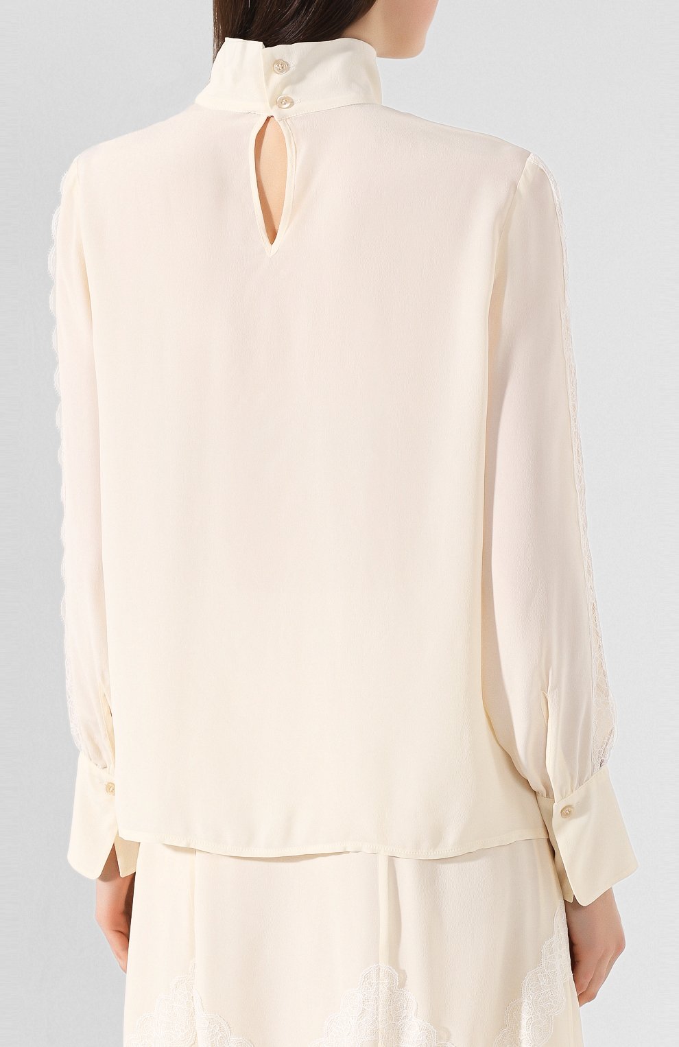 Блузка из смеси вискозы и шелка SEE BY CHLOÉ, арт. CHS20SHT06014, фото 4