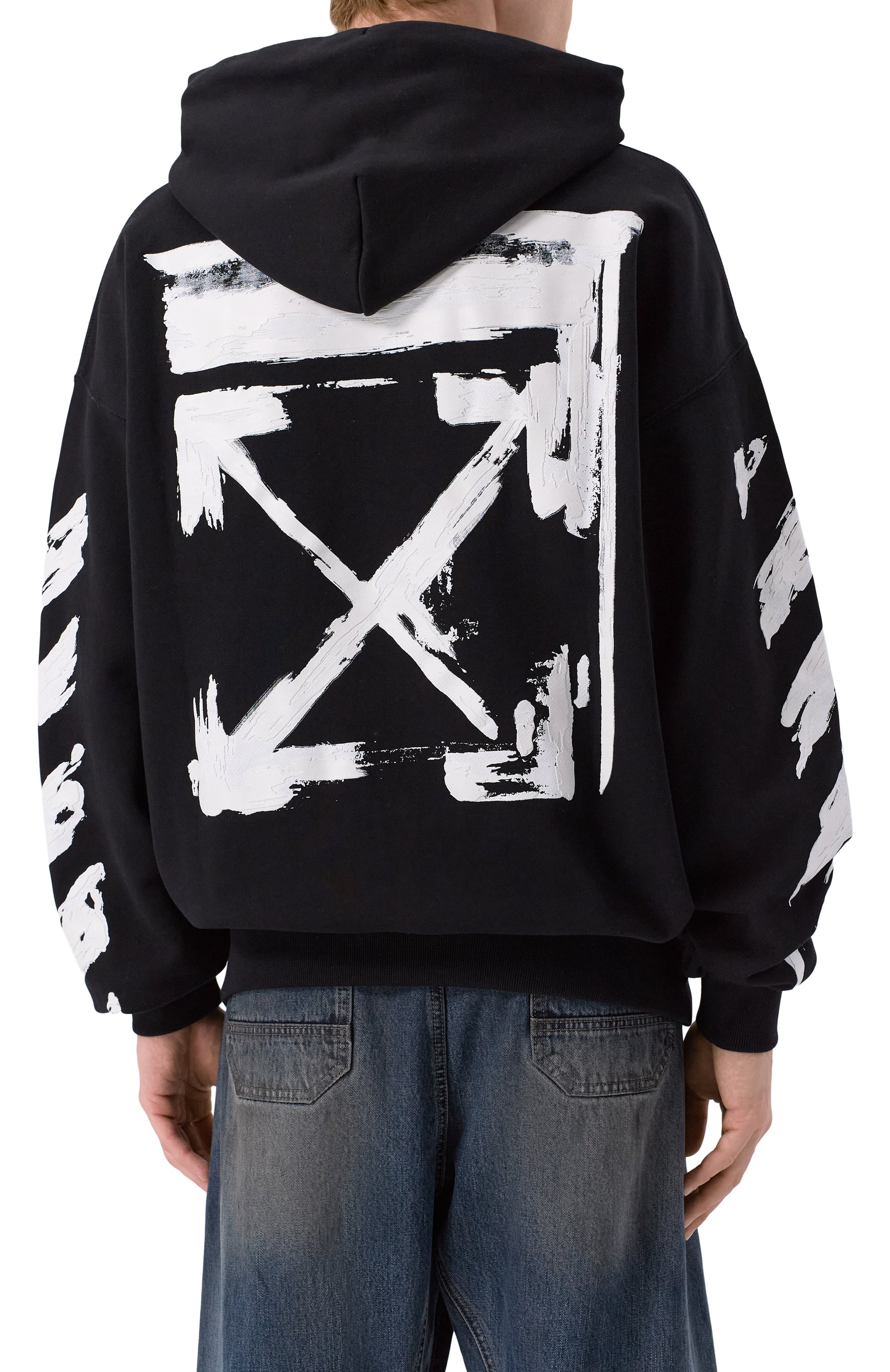 Хлопковое худи OFF-WHITE, арт. 0MBB085F25FLE00G, фото 4