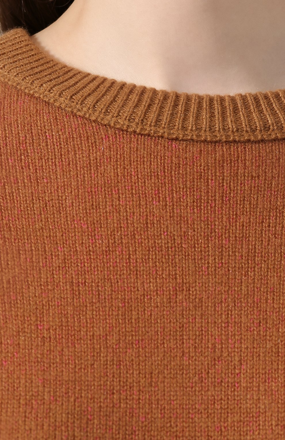 Кашемировый пуловер ACNE STUDIOS коричневого цвета по цене 42850 руб., арт. C60013/W, фото 5 Кашемировый пуловер ACNE STUDIOS, арт. C60013/W, фото 5