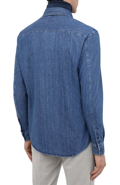 Джинсовая рубашка ZEGNA, арт. UVX46/STT3, фото 4