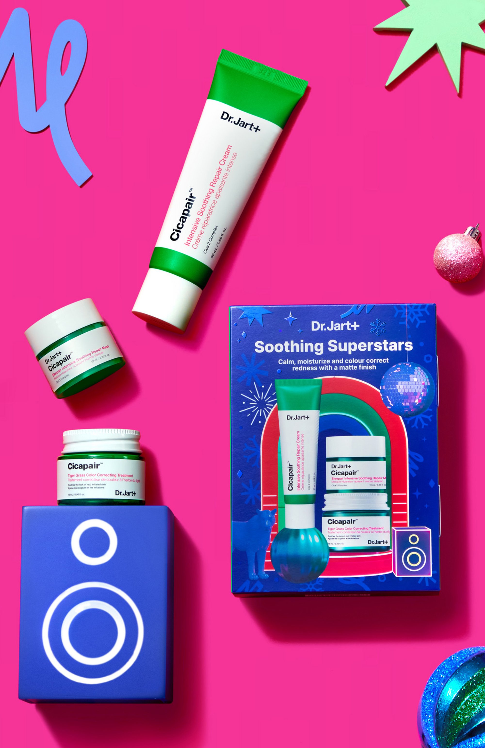 Набор успокаивающих средств для лица soothing superstars (50+15+10ml) DR.JART+, арт. 1210001217348, фото 3