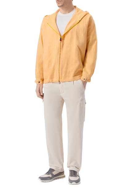 Льняная куртка-рубашка KITON, арт. UMC015H09613, фото 2