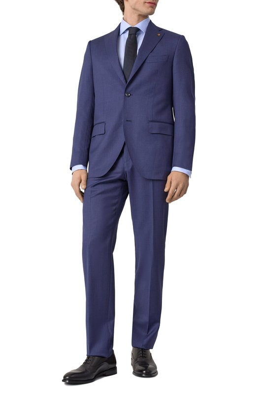 Шерстяной костюм Sartoria Latorre A6I7EF/UH0592 Синий  A6I7EF/UH0592 Фото 2
