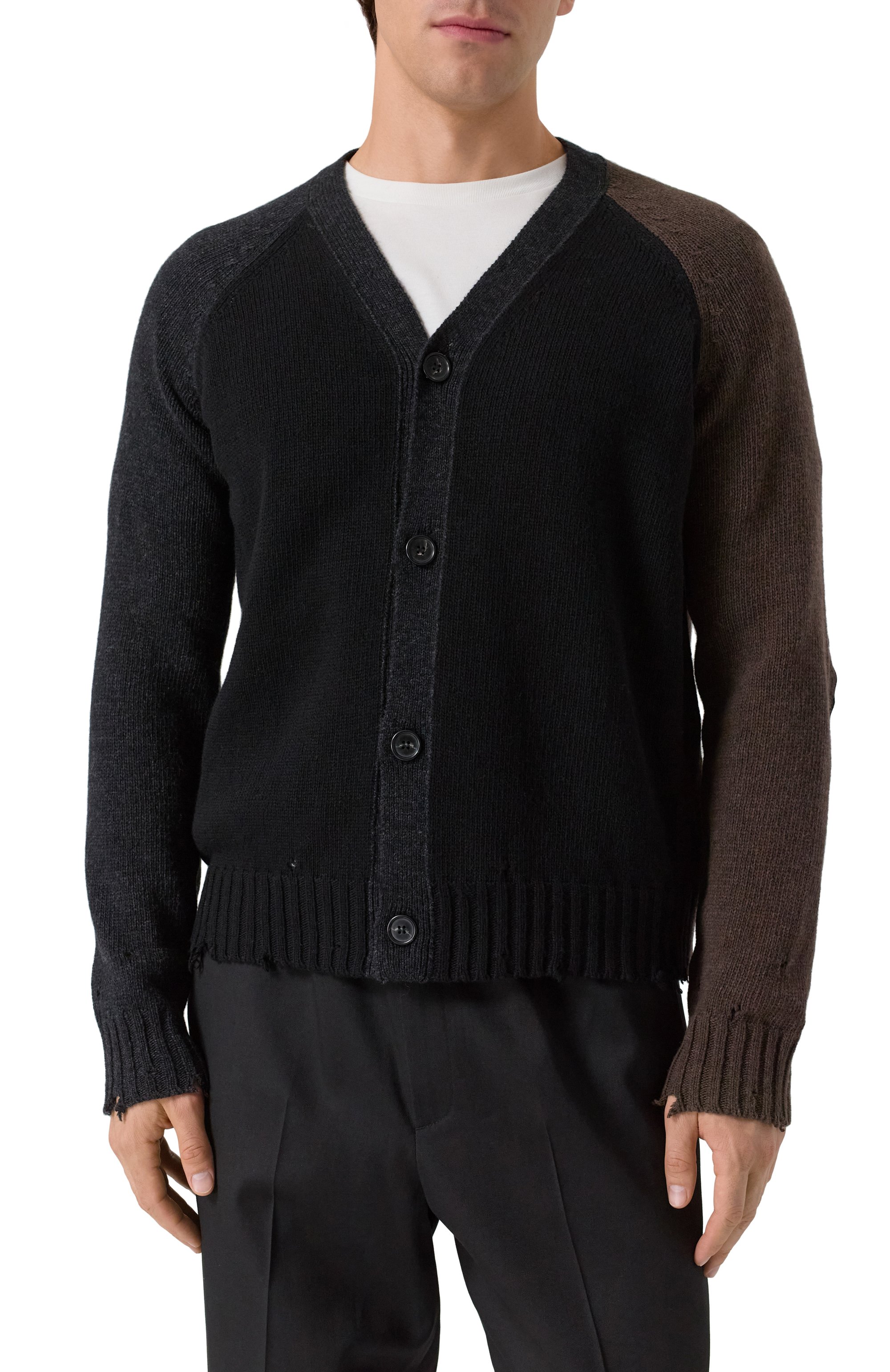 Шерстяной кардиган MM6, арт. SH2HP0013/M13160, фото 3