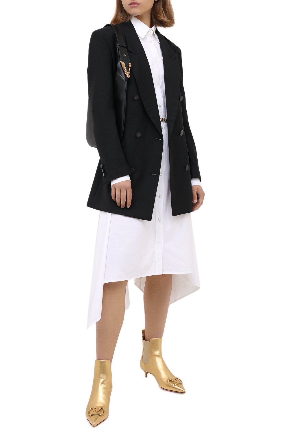 Кожаные ботильоны vlogo VALENTINO, арт. UW2S0Y77/WZI, фото 2