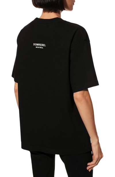 Хлопковая футболка DOMREBEL, арт. SH0PPING BEAR C0MIC/T-SHIRT/W, фото 4