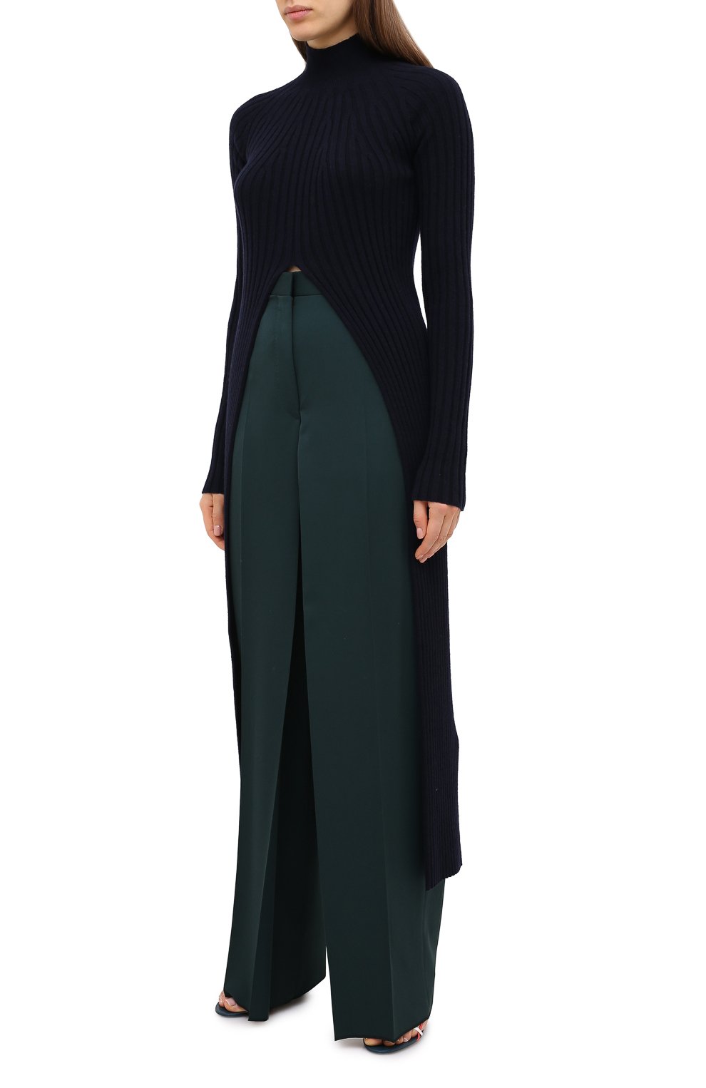 Свитер JIL SANDER темно-синего цвета по цене 83150 руб., арт. JSPR754058-WRY21058, фото 3 Свитер JIL SANDER, арт. JSPR754058-WRY21058, фото 3