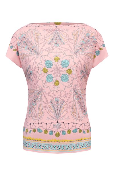 Женский топ из вискозы и шелка EMILIO PUCCI, арт. 1HJN01/1H747
