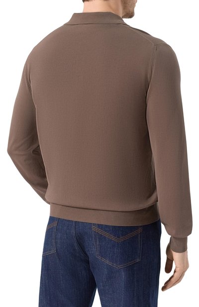 Хлопковое поло CANALI, арт. C0017B/MK02459, фото 4