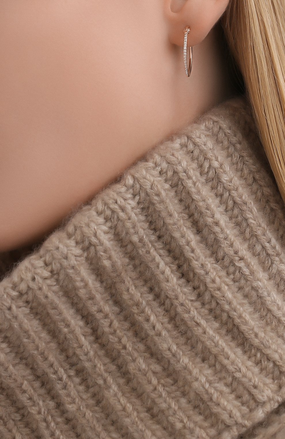 Серьги-кольца MOONKA, арт. dem-h-g, фото 2