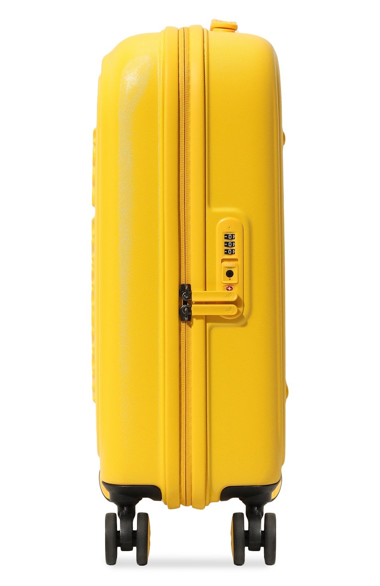 Женский чемодан logoduck+ expandable cabin MANDARINA DUCK желтого цвета, арт. SZV24-05J | Фото 3 (Размер: large; Материал: Пластик; Автоматизация ТО: Проставлено; Автоматизация состава: Проставлено)