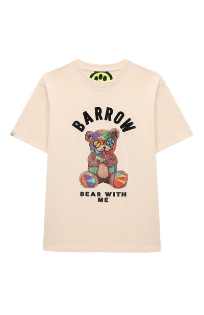 Хлопковая футболка BARROW, арт. F4BKJUTH074