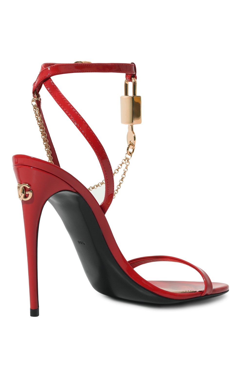 Кожаные босоножки keira DOLCE & GABBANA, арт. CR1684/A1471_SET, фото 5