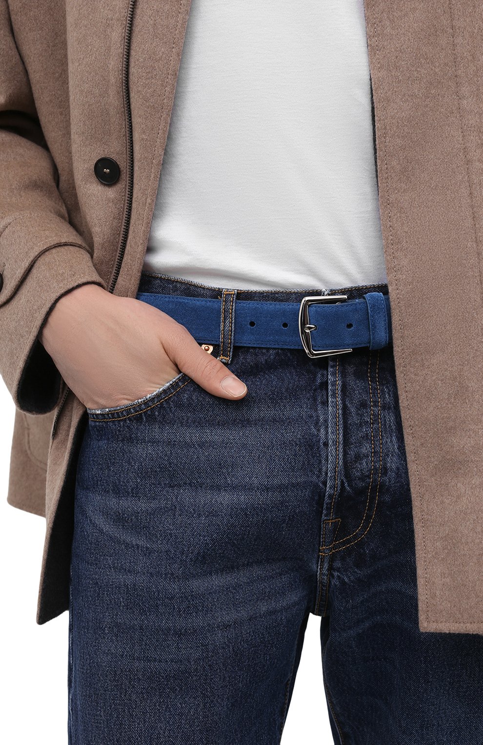 Замшевый ремень LORO PIANA, арт. FAA1544, фото 2