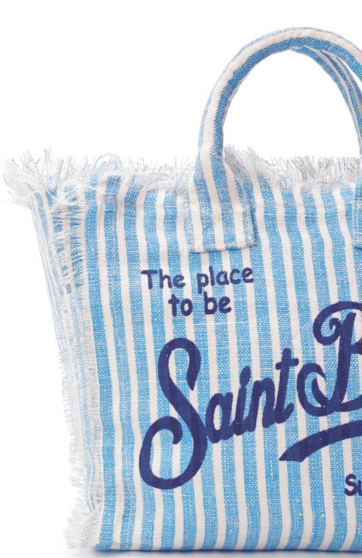 Сумка-тоут Colette MC2 Saint Barth STBA C0LETTE LINEN/01466H Голубой  STBA C0LETTE LINEN/01466H Фото 3