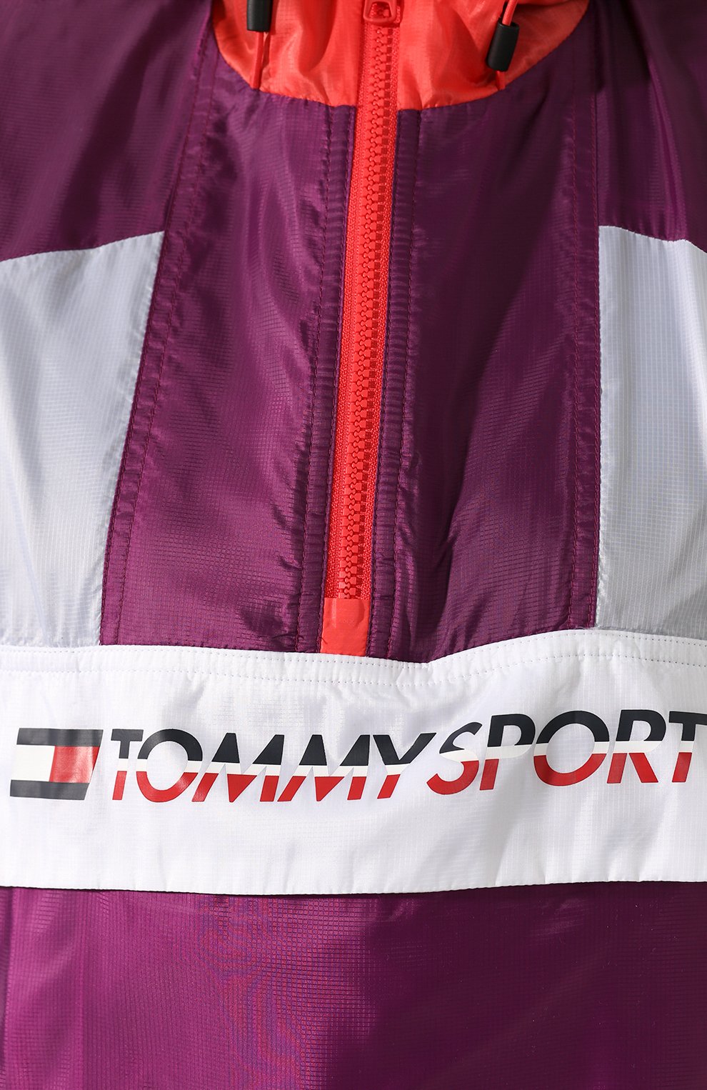 Анорак TOMMY SPORT фиолетового цвета по цене 15990 руб., арт. S10S100416, фото 5 Анорак TOMMY SPORT, арт. S10S100416, фото 5