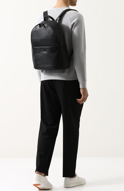 Однотонный кожаный рюкзак GIORGIO ARMANI, арт. Y20091/YDN1J, фото 2