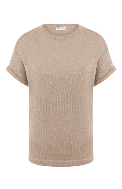 Женский топ из смеси хлопка и вискозы BRUNELLO CUCINELLI, арт. M74767610