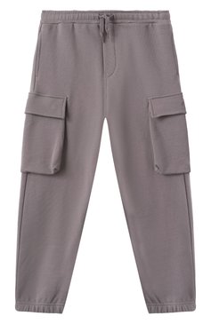 Детские хлопковые джоггеры DIESEL серого цвета, арт. J02315/KYAQK | Фото 1 (Нос: Не проставлено; Материал сплава: Проставлено; Мальчики Кросс-КТ: Джоггеры-одежда; Материал внешний: Хлопок; Ростовка одежда: 4 года | 104 см, 6 лет | 116 см, 8 лет | 128 см, 16 лет | 164 см, 13 - 15 лет | 158 см, 10 - 11 лет | 140 - 146см)
