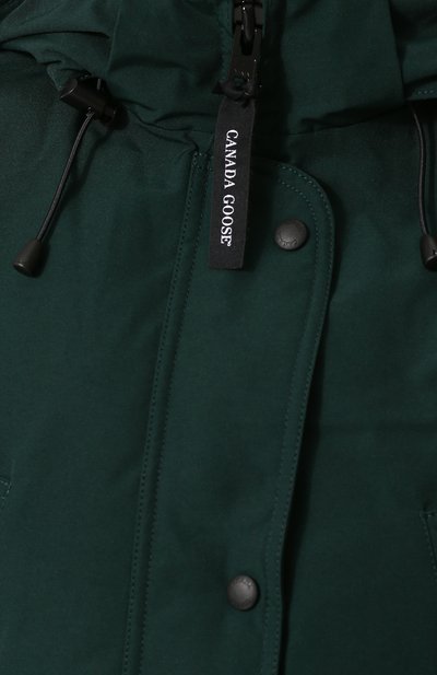 Приталенный пуховик trillium с капюшоном и меховой отделкой CANADA GOOSE, арт. 6550L, фото 5