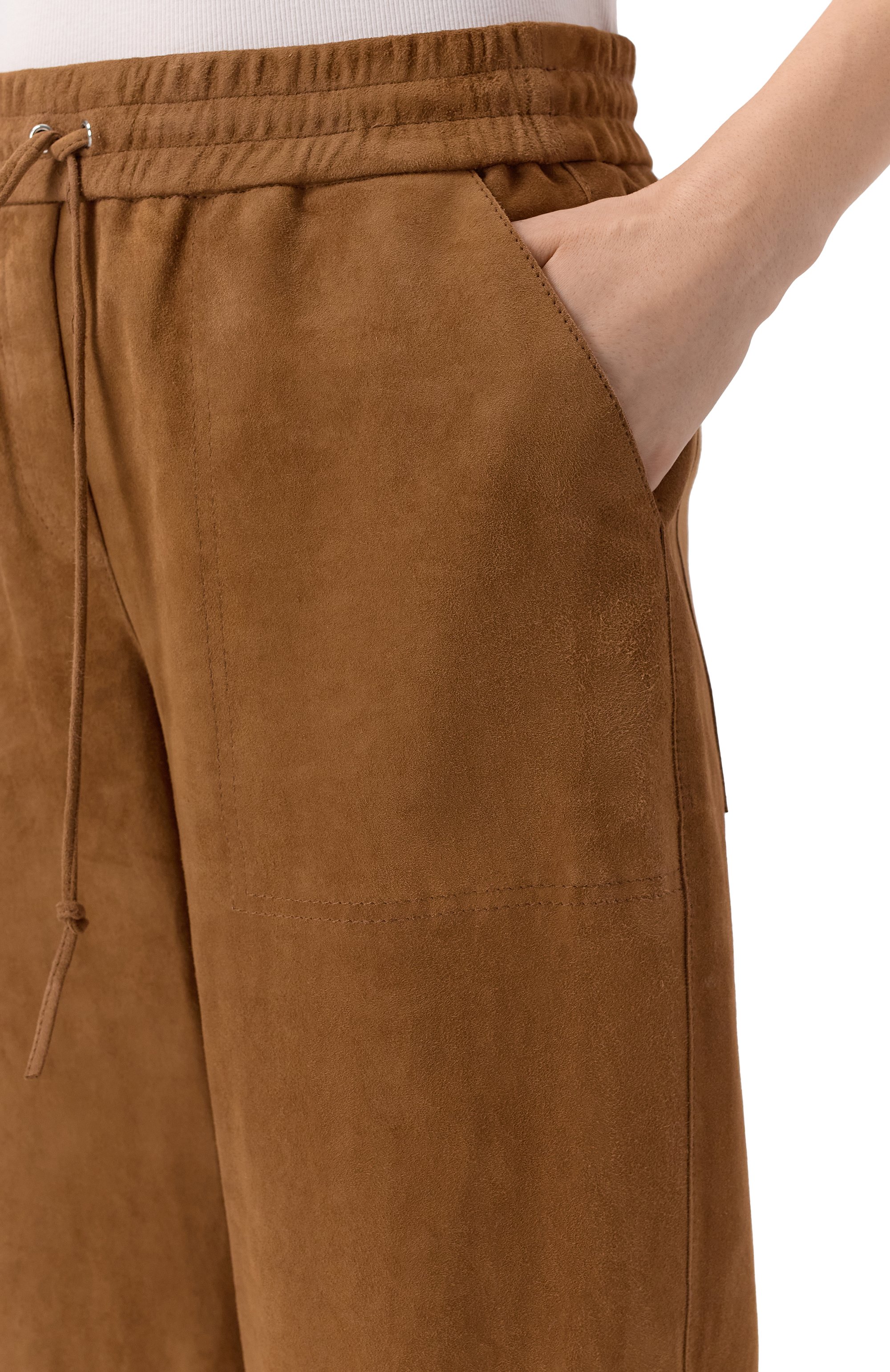 Замшевые брюки P.A.R.O.S.H., арт. D230792, фото 5