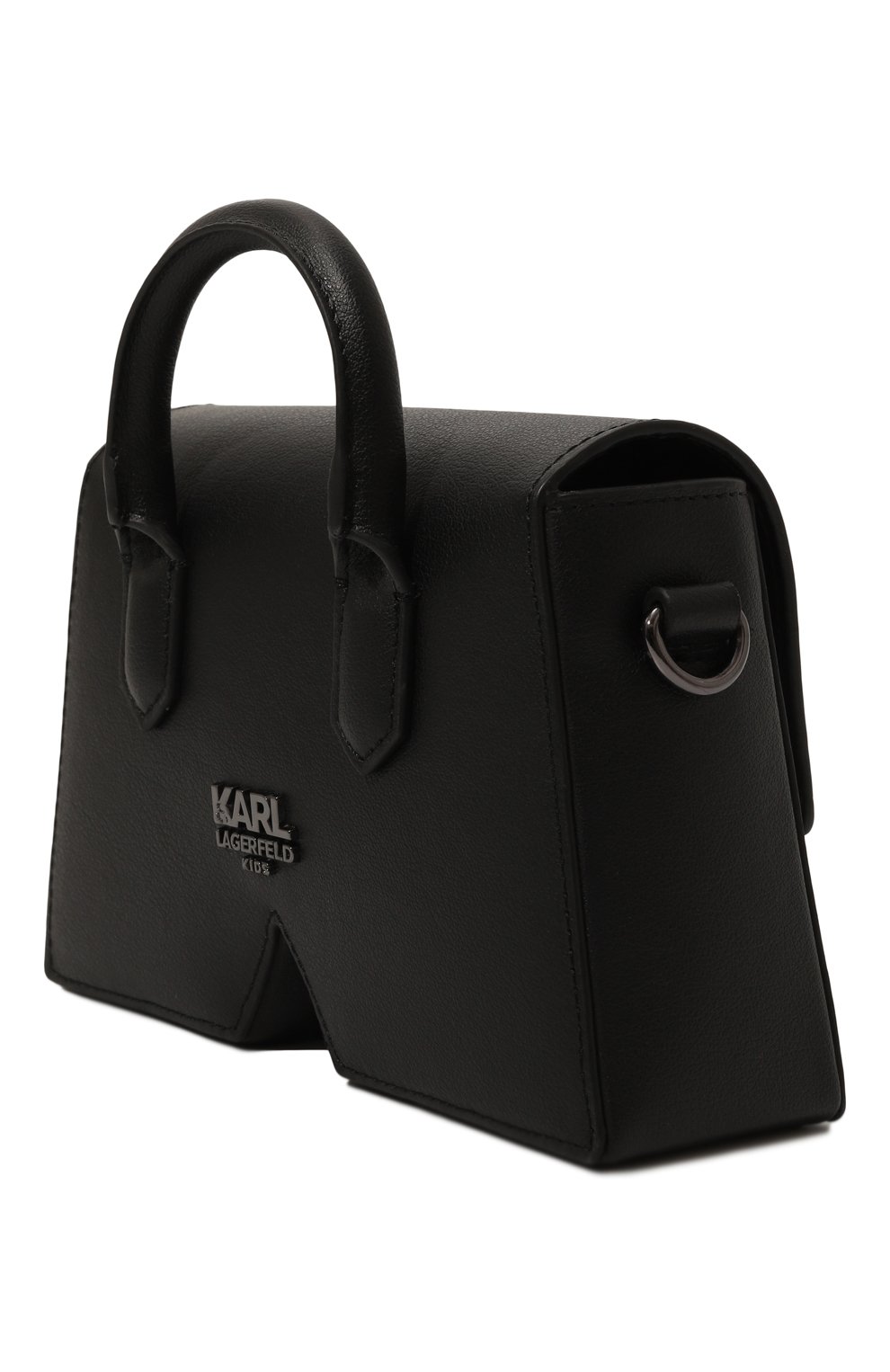Сумка KARL LAGERFELD KIDS черного цвета по цене 14100 руб., арт. Z30343, фото 2 Сумка KARL LAGERFELD KIDS, арт. Z30343, фото 2