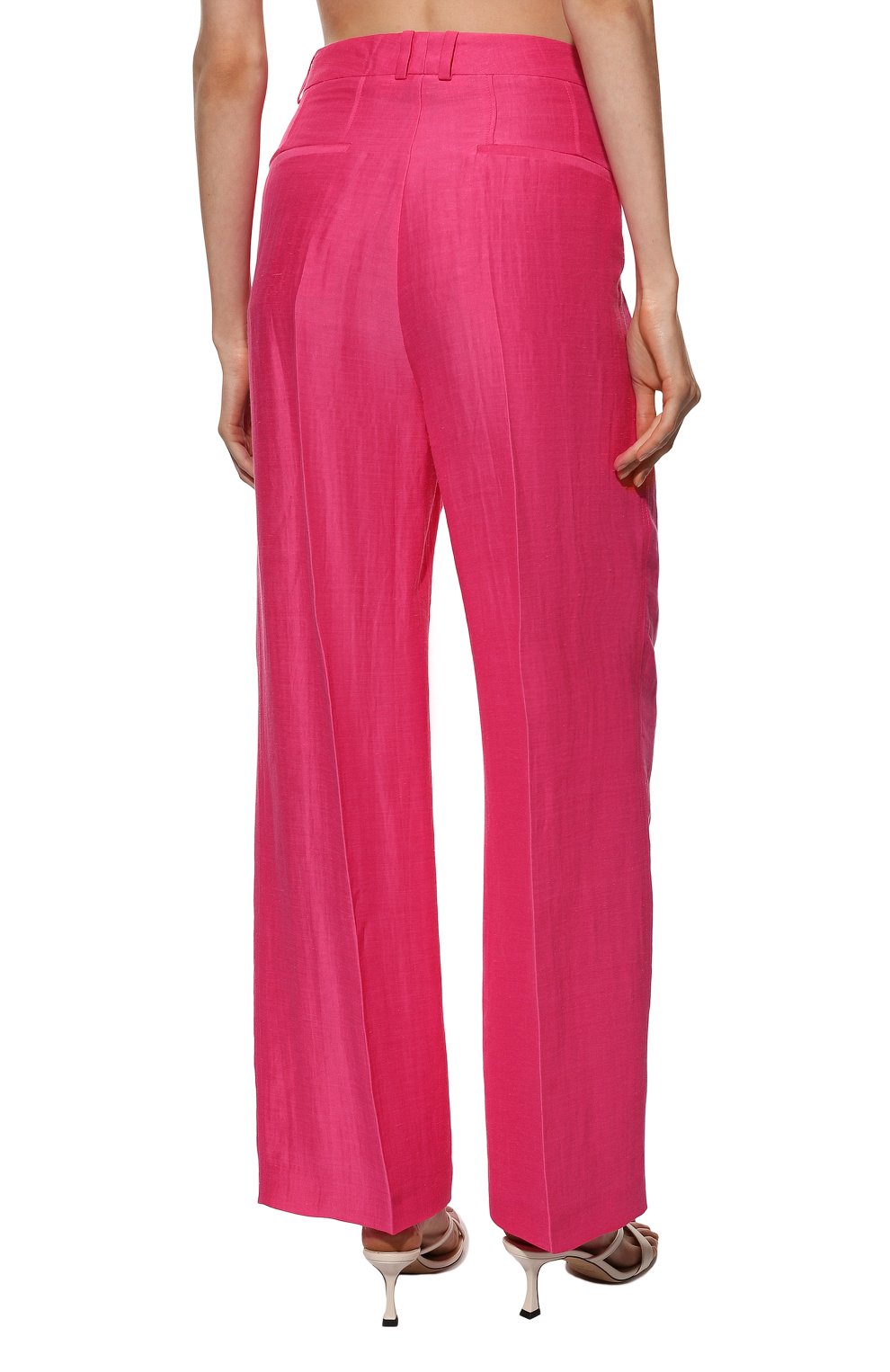 Брюки изо льна и вискозы BOSS, арт. 50469251, фото 4