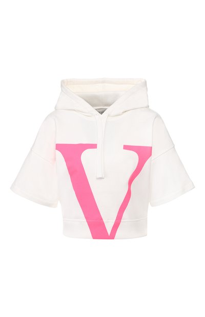 Женский хлопковое худи VALENTINO, арт. TB0MF05K5FC