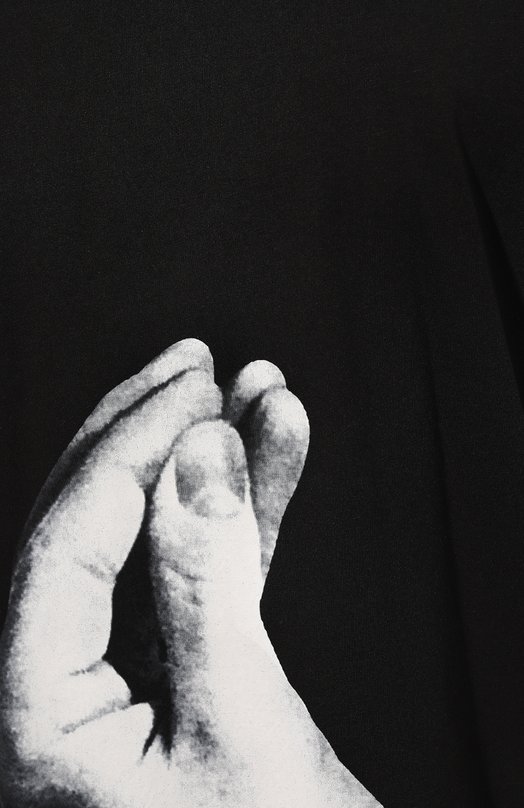 Хлопковая футболка Diego Venturino D3S3DVTS0MGCS Чёрный  D3S3DVTS0MGCS Фото 5