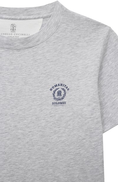 Хлопковая футболка BRUNELLO CUCINELLI, арт. B0T61T104C, фото 3