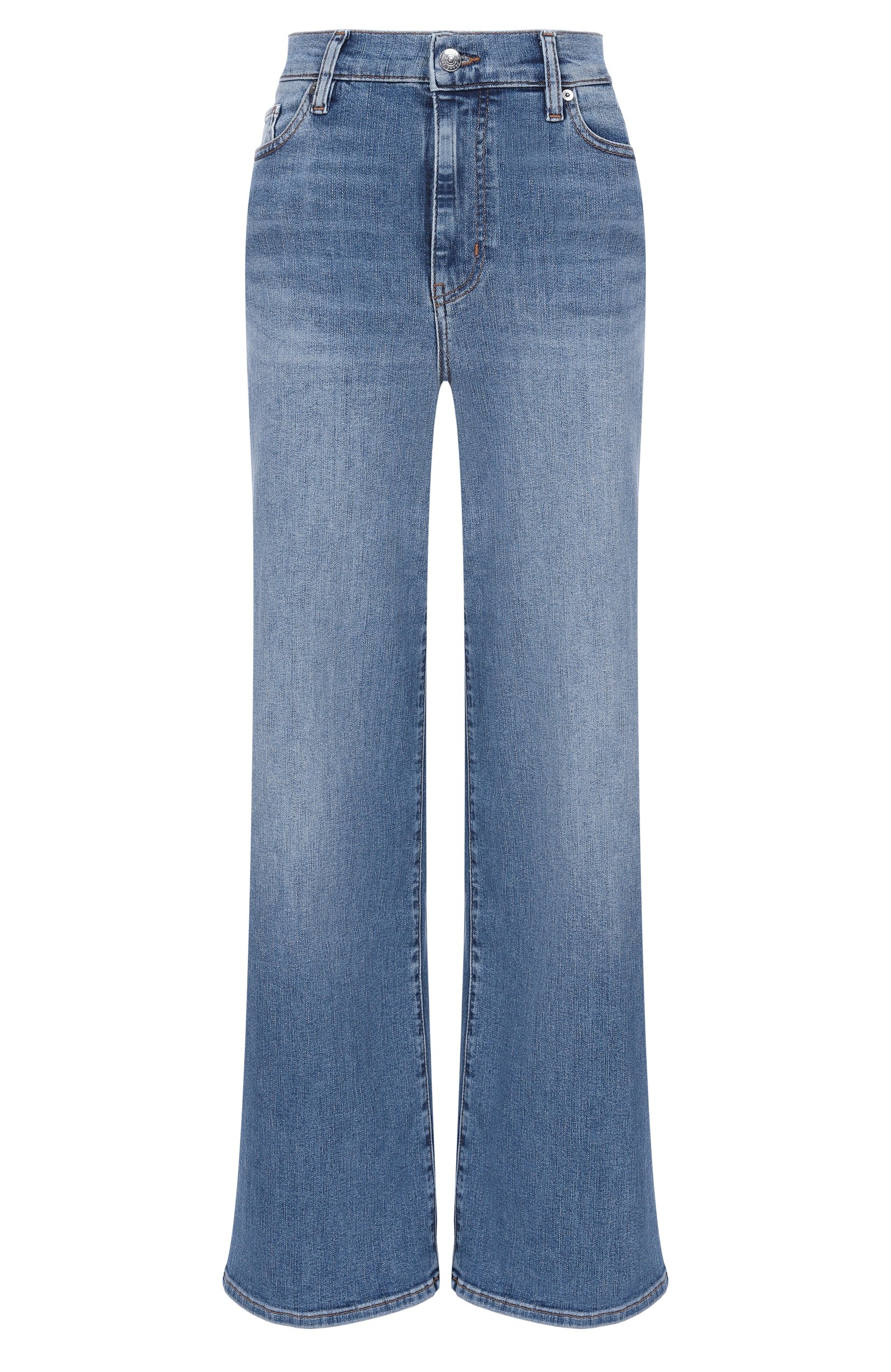 Джинсы le slim palazzo FRAME DENIM голубого цвета по цене 45950 руб., арт. LSP814/LE SLIM PALAZZ0 L0NG, фото 1 Джинсы le slim palazzo FRAME DENIM, арт. LSP814/LE SLIM PALAZZ0 L0NG, фото 1