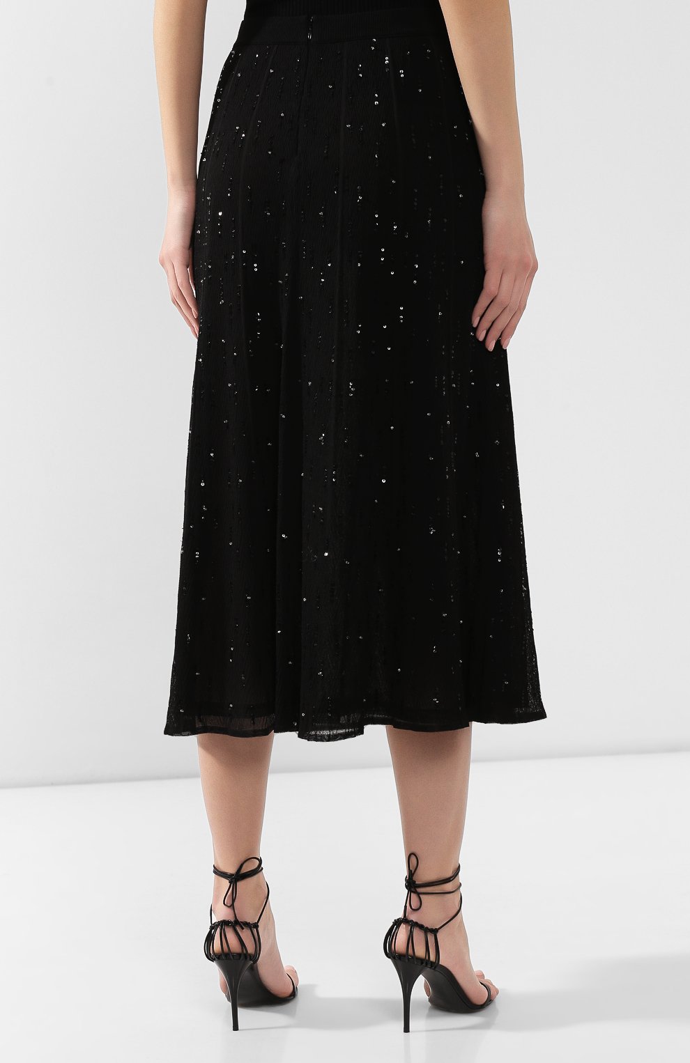 Юбка-миди GIVENCHY черного цвета по цене 229500 руб., арт. BW40CY4Z6H, фото 4 Юбка-миди GIVENCHY, арт. BW40CY4Z6H, фото 4