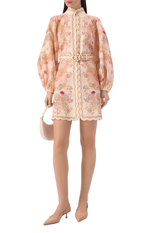 Замшевые туфли Amel 50 Jimmy Choo AMEL50BZN Бежевый  AMEL50BZN Фото 3