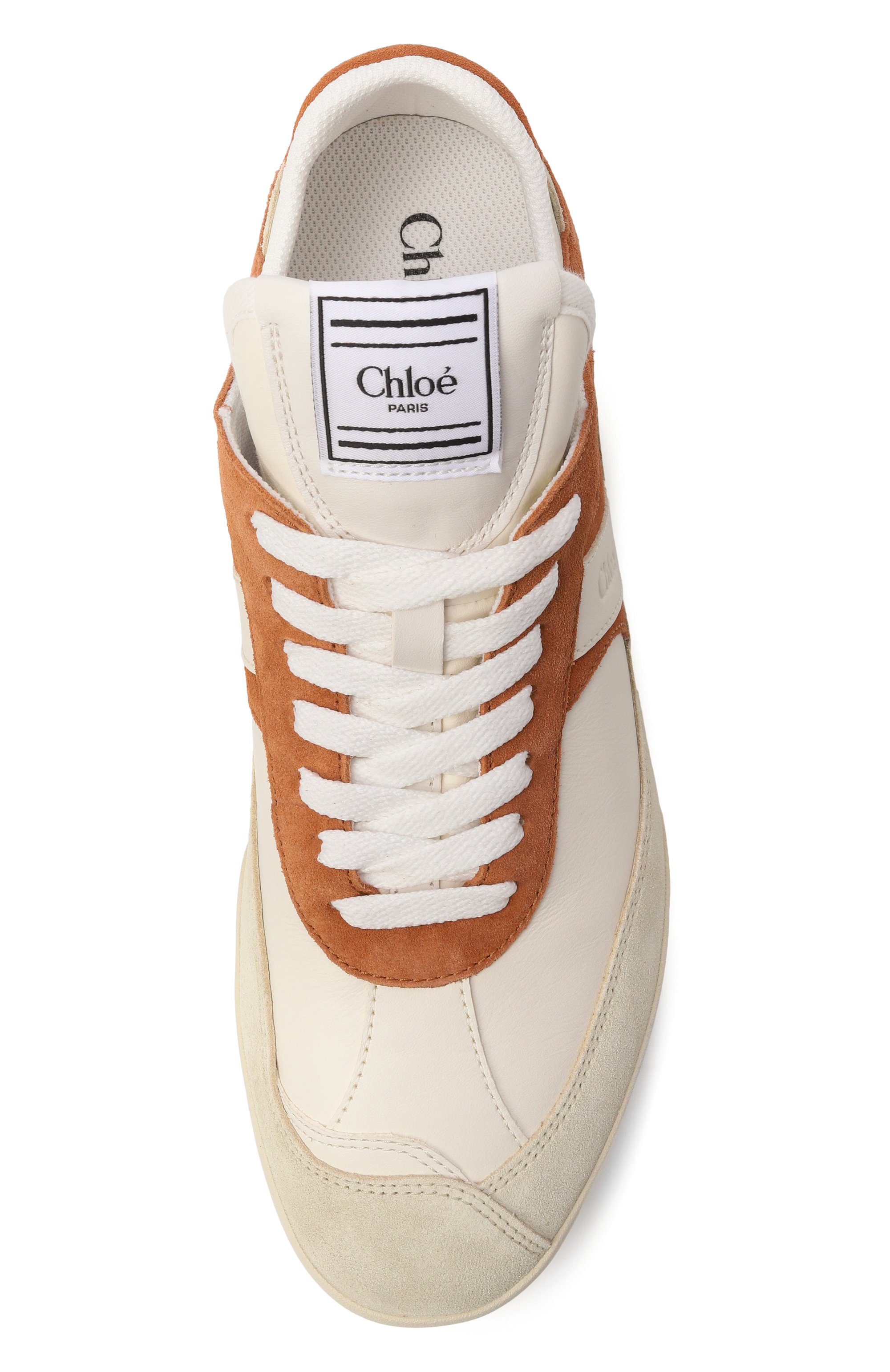 Кожаные кеды chloé kick CHLOÉ, арт. CHC25U07ISL, фото 6