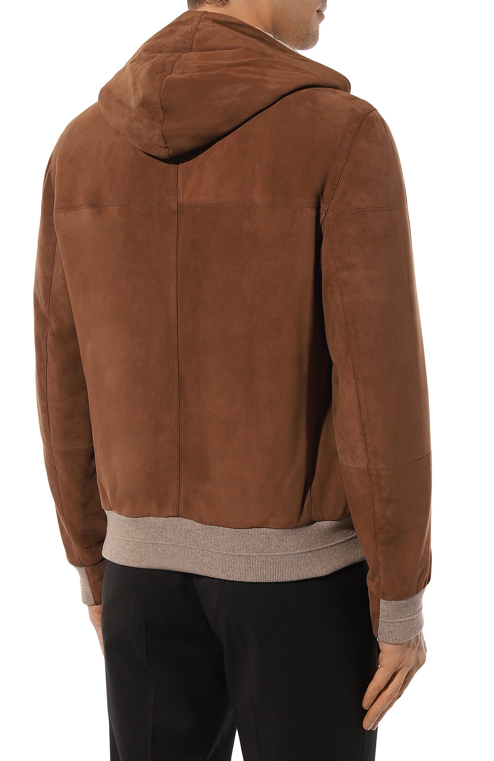 Замшевый бомбер BRUNELLO CUCINELLI, арт. M0PCL1957, фото 4