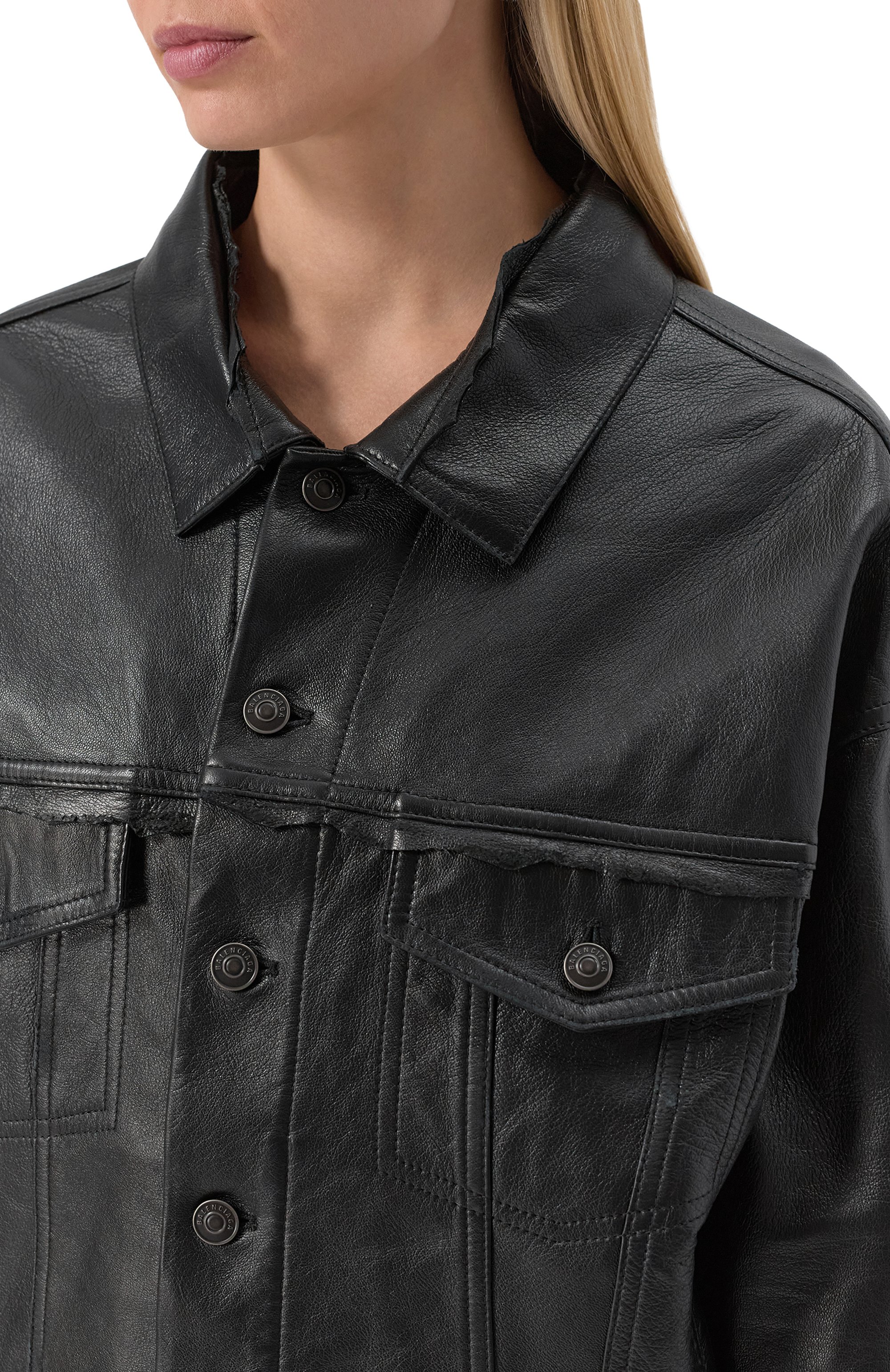 Кожаная куртка BALENCIAGA, арт. 830777/TSS01, фото 5